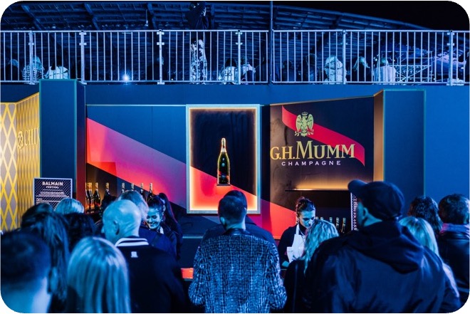 Espace d'accueil Balmain x Chivas