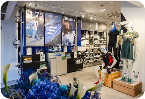 Dispositif retail autour de la SL72